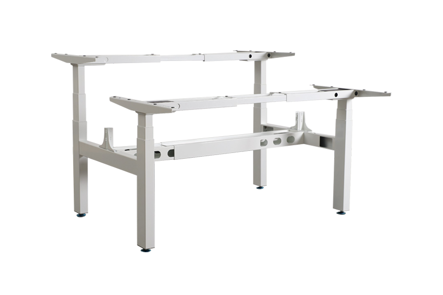 WK-4A3 Rectangular Tube 4 Legs Adjustable Height Electric Multi-Motor Lift Desk