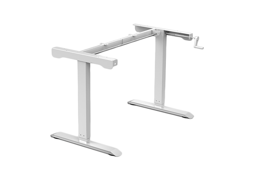 WK-S2A2-E Ergonomic Standing Hand Crank Single Lever Lift Desk