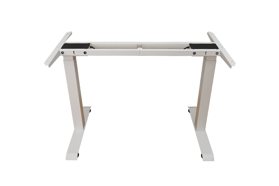 WK-2B2 2-Section Square Tube Standing Alternate Electric Double Motor Lift Desk