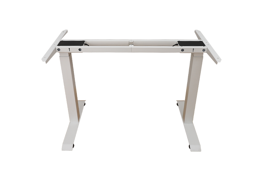 WK-2B2 2-Section Square Tube Standing Alternate Electric Double Motor Lift Desk